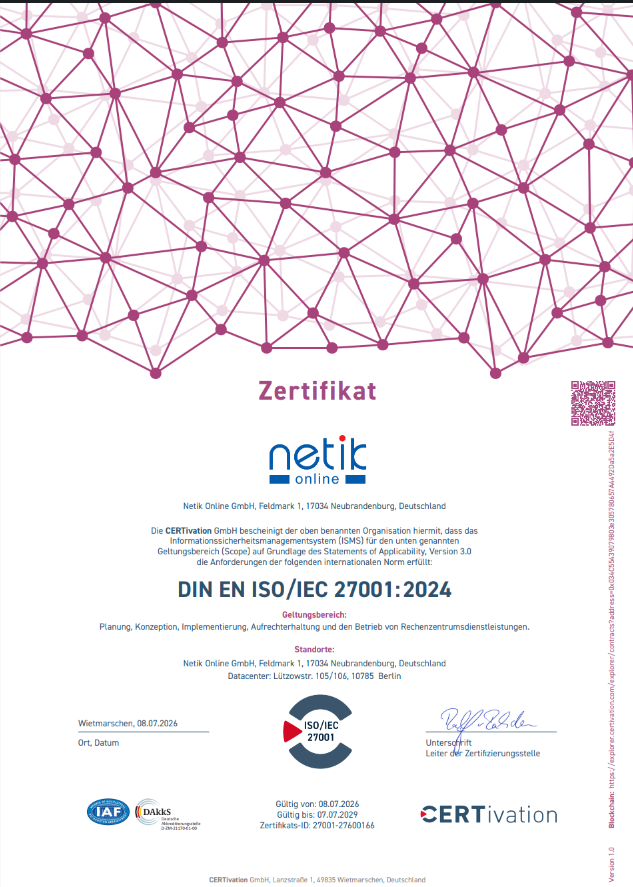 iso-zertifikat-netik-online Zertifikat Vorschau